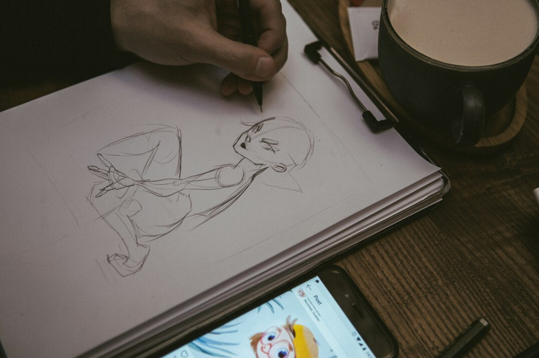 mystery writer creating characters